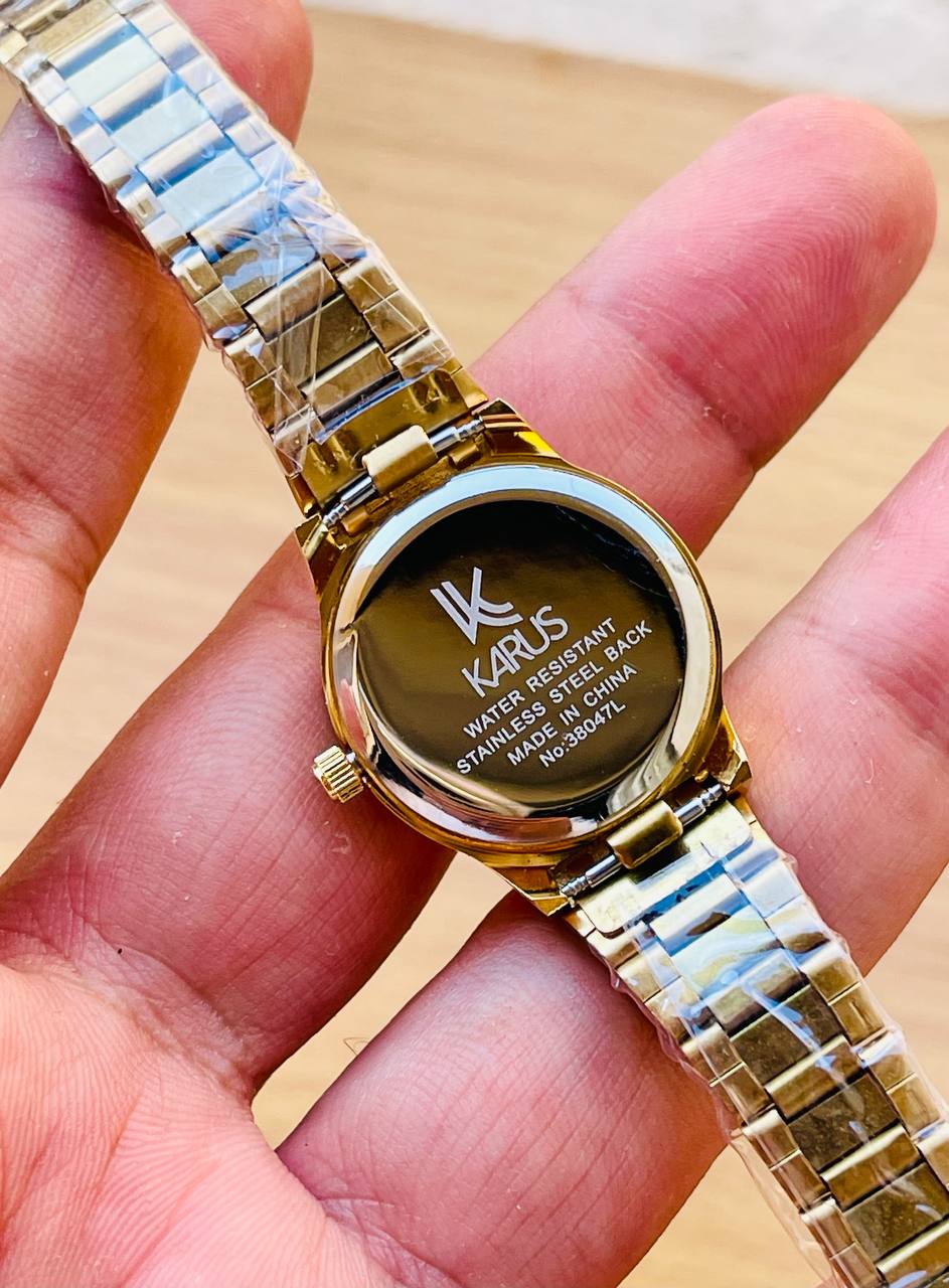 ساعة كاروس فضية مقاومة للماء - Karus Silver Watch
