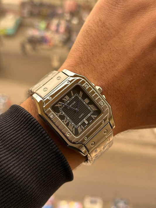 Cartier Santos Steel Watch