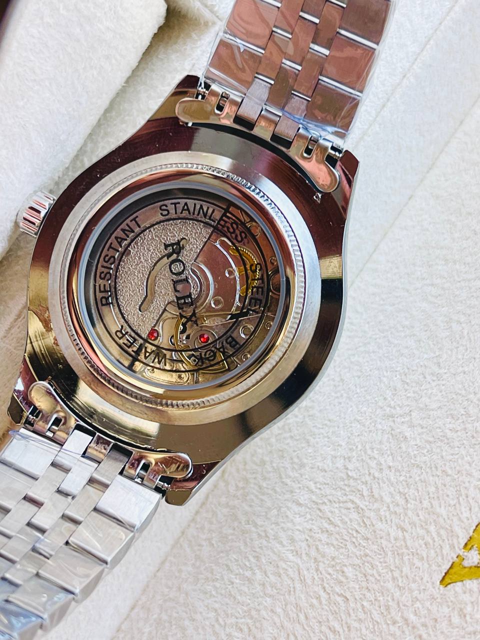 ساعة رولكس سكاي دويلر رجالية فاخرة - Rolex Sky-Dweller Style Watch